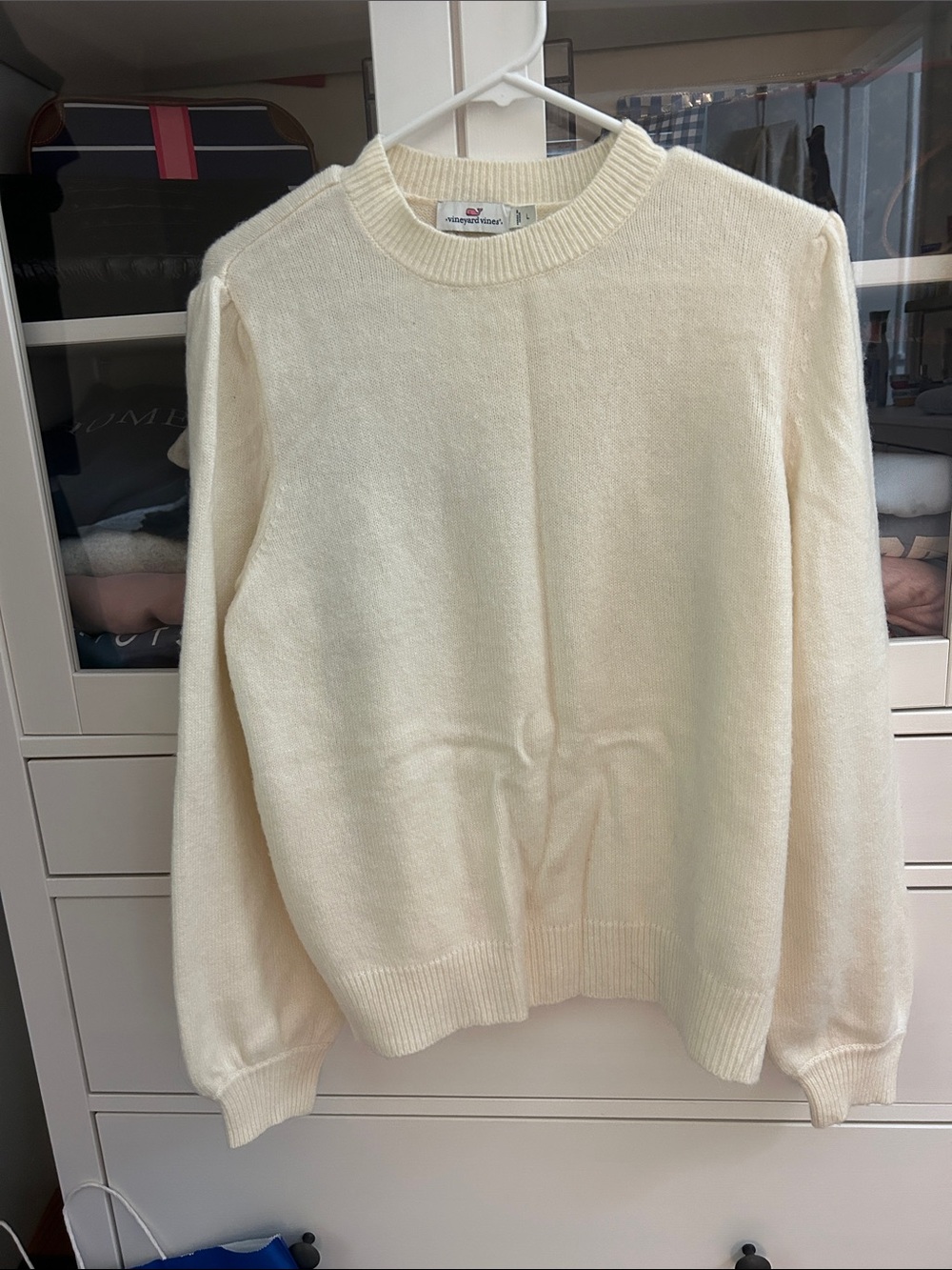 Vineyard Vines Cream Crewneck Sweater